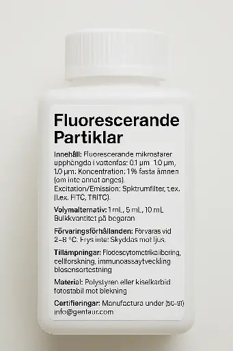 [VFP-0552-5] Avidin Fluorescent Particles, Yellow, 0.1%w/v, 0.4-0.6µm, 5mL